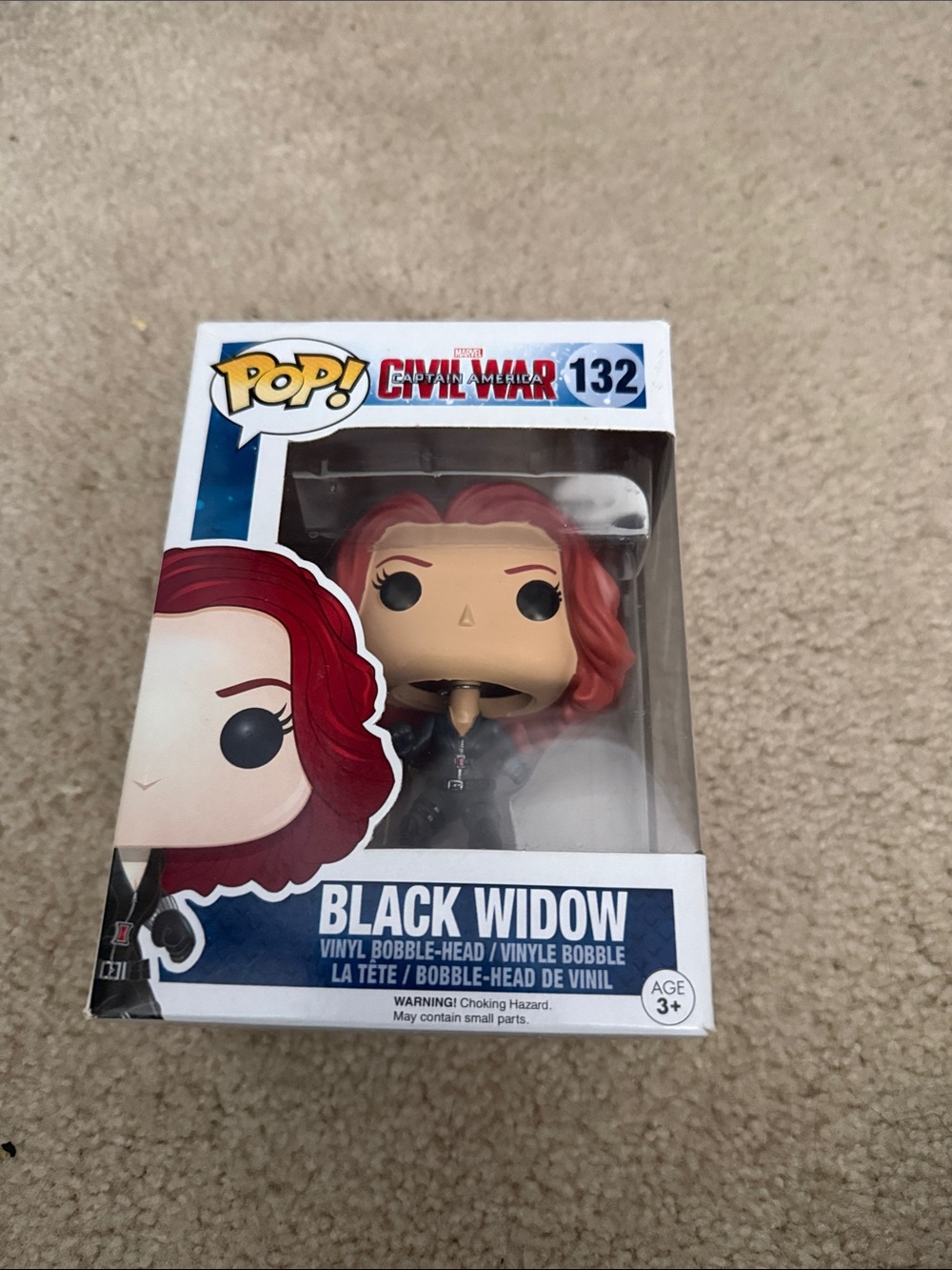 Funko Black Widow Pop! Vinyl Figure - Red Hair